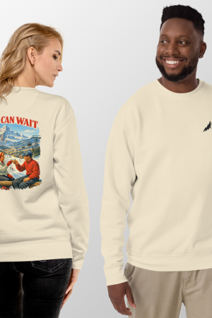 Work-Can-Wait-Vintage-Sweatshirt-Couple - AddyMiRi Work Can Wait Vintage Sweatshirt Couple