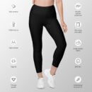 High-Rise Leggings with Pockets